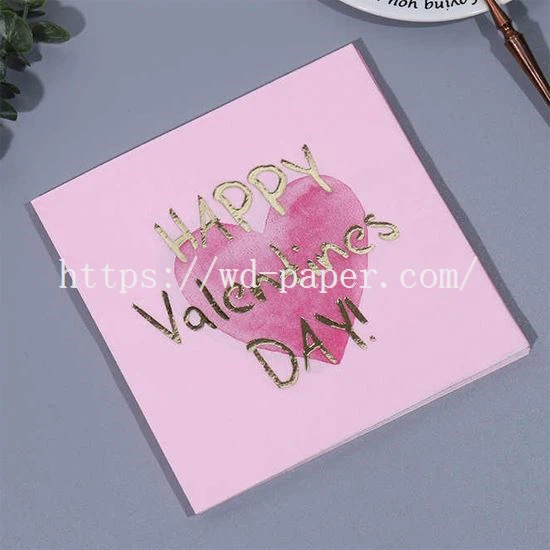 Paper Valentine Napkins