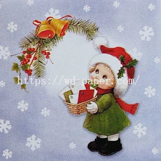 5-snowflake cocktail napkins